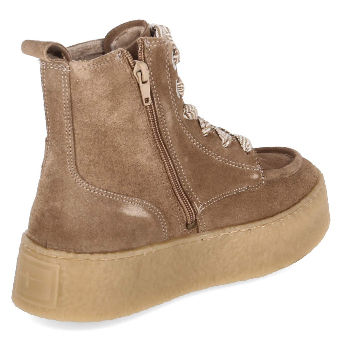 Schnürboots Beige