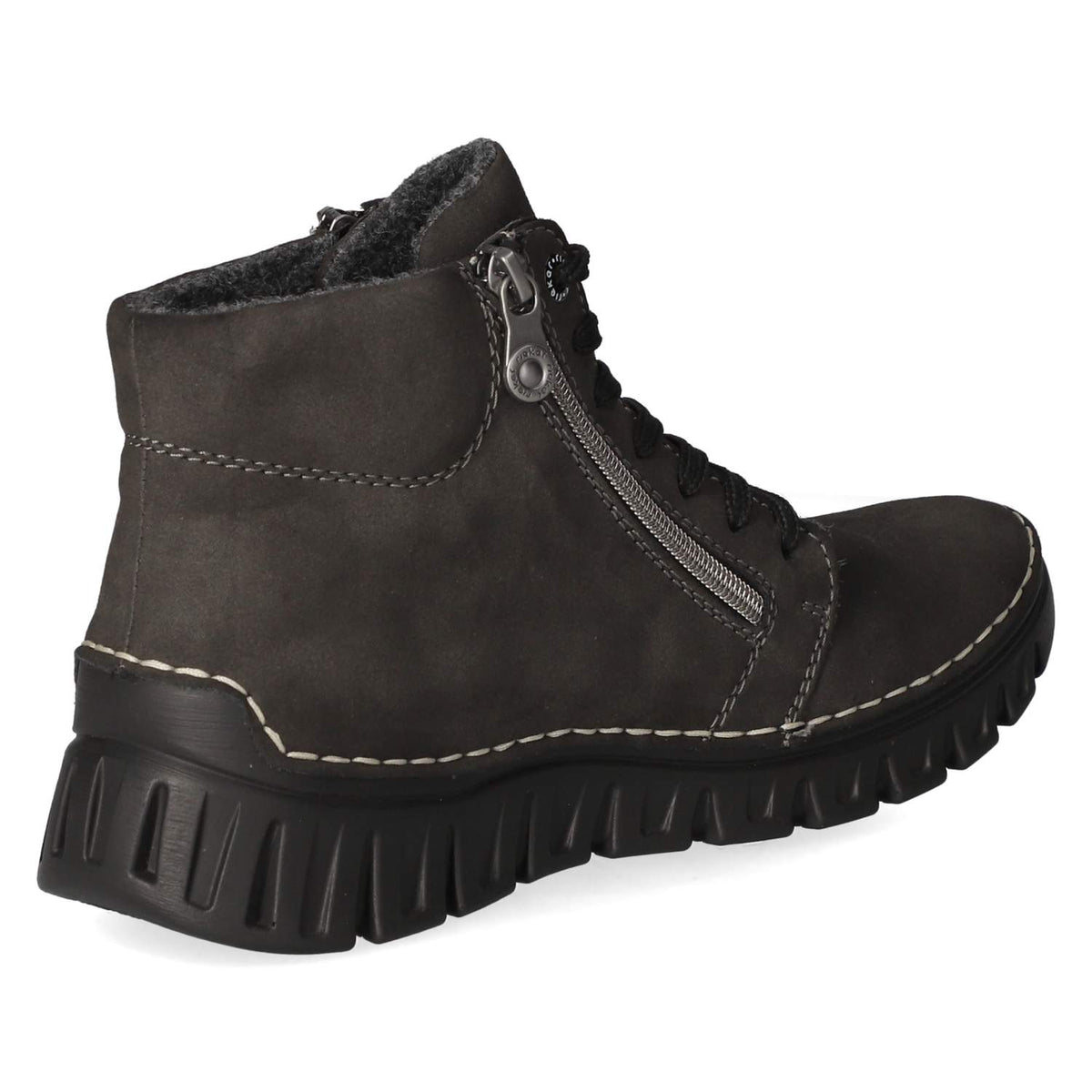 Schnürstiefeletten Grau
