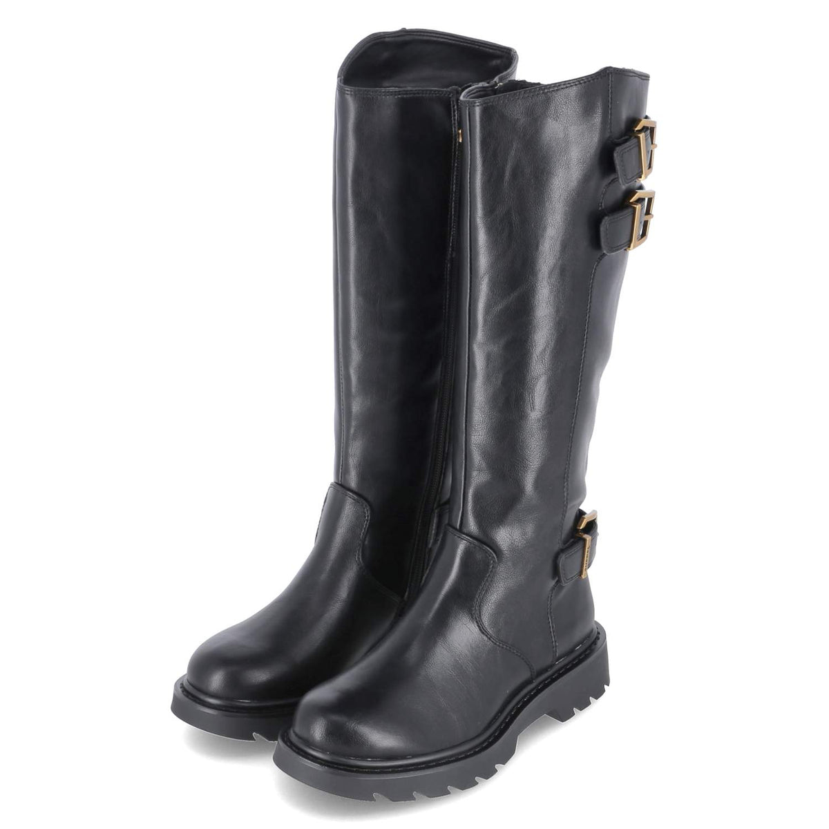 Bikerstiefel Schwarz