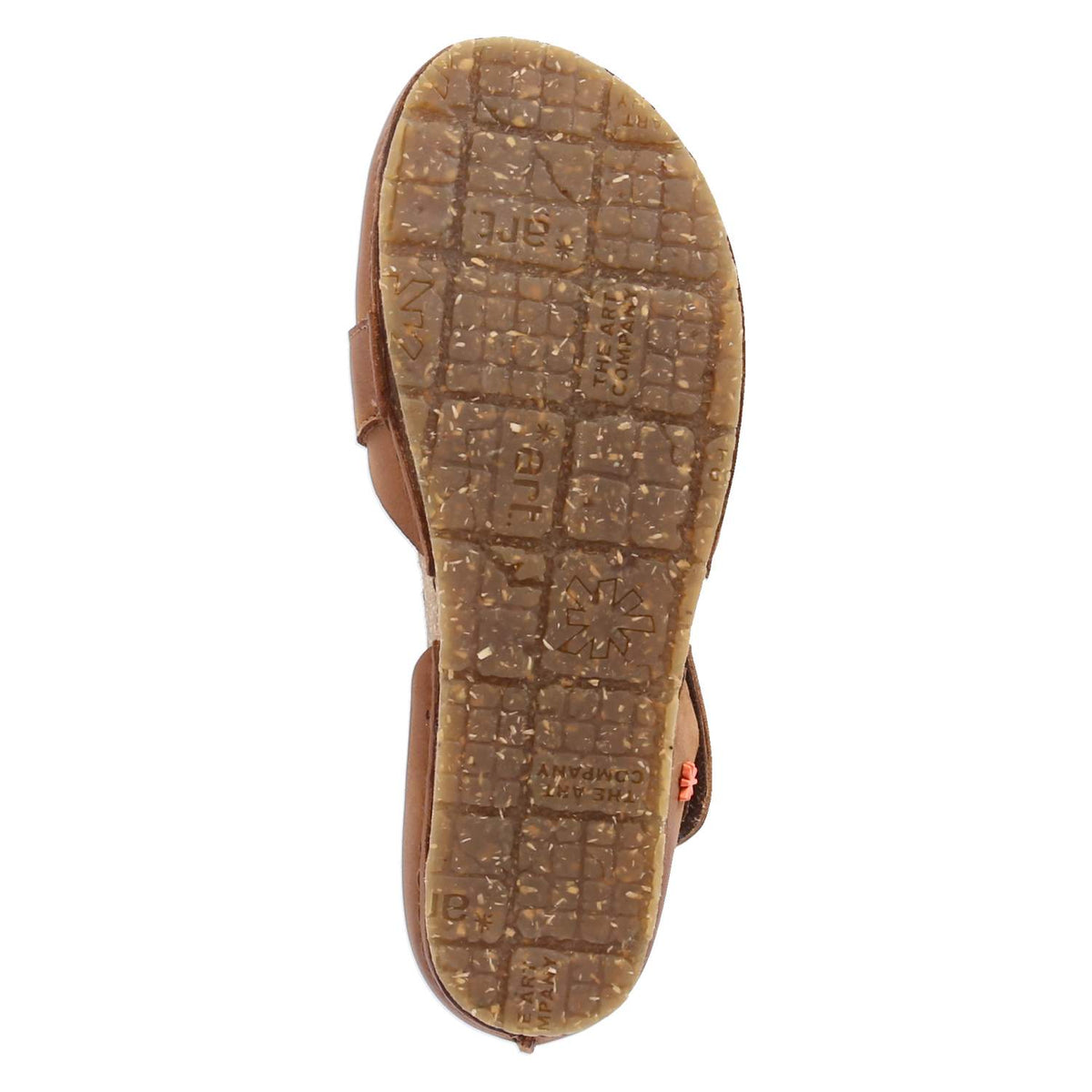 Spangenballerinas CRETA Braun