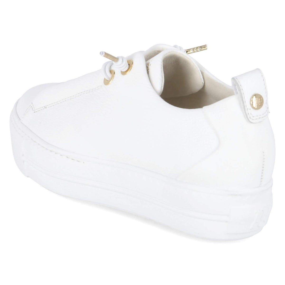 Plateau-Sneaker Weiß