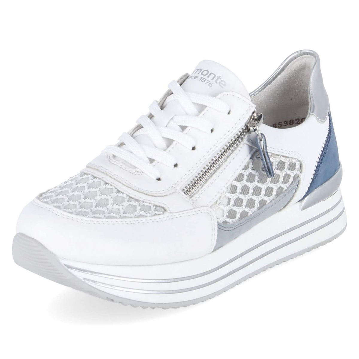Plateau-Sneaker Weiß