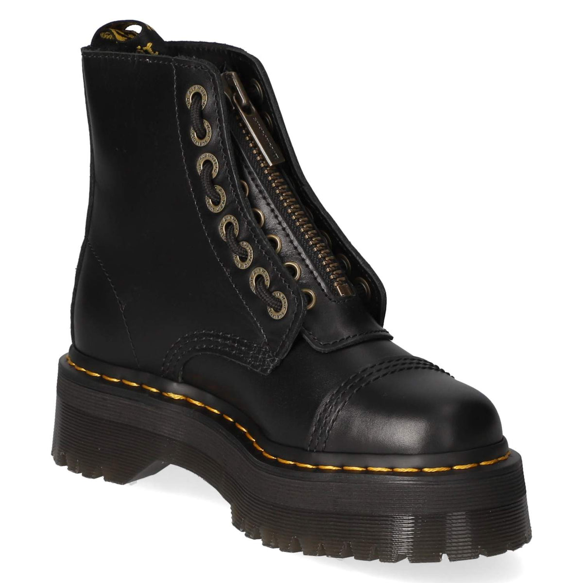 Schnürboots SINCL.FLORAL Schwarz