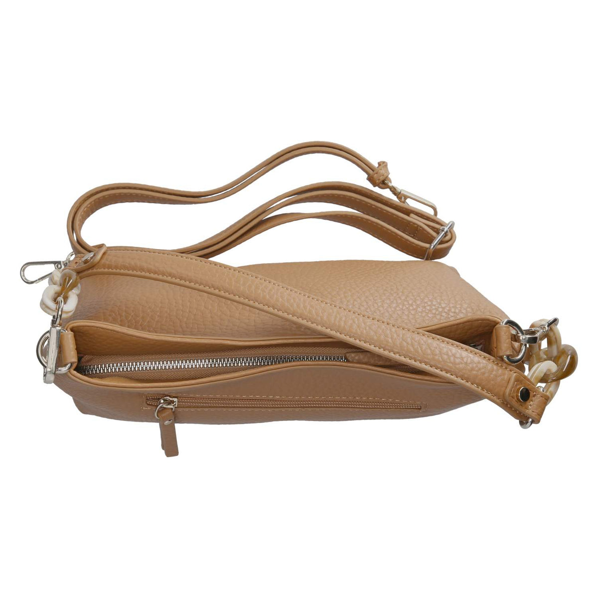 Schultertasche Braun