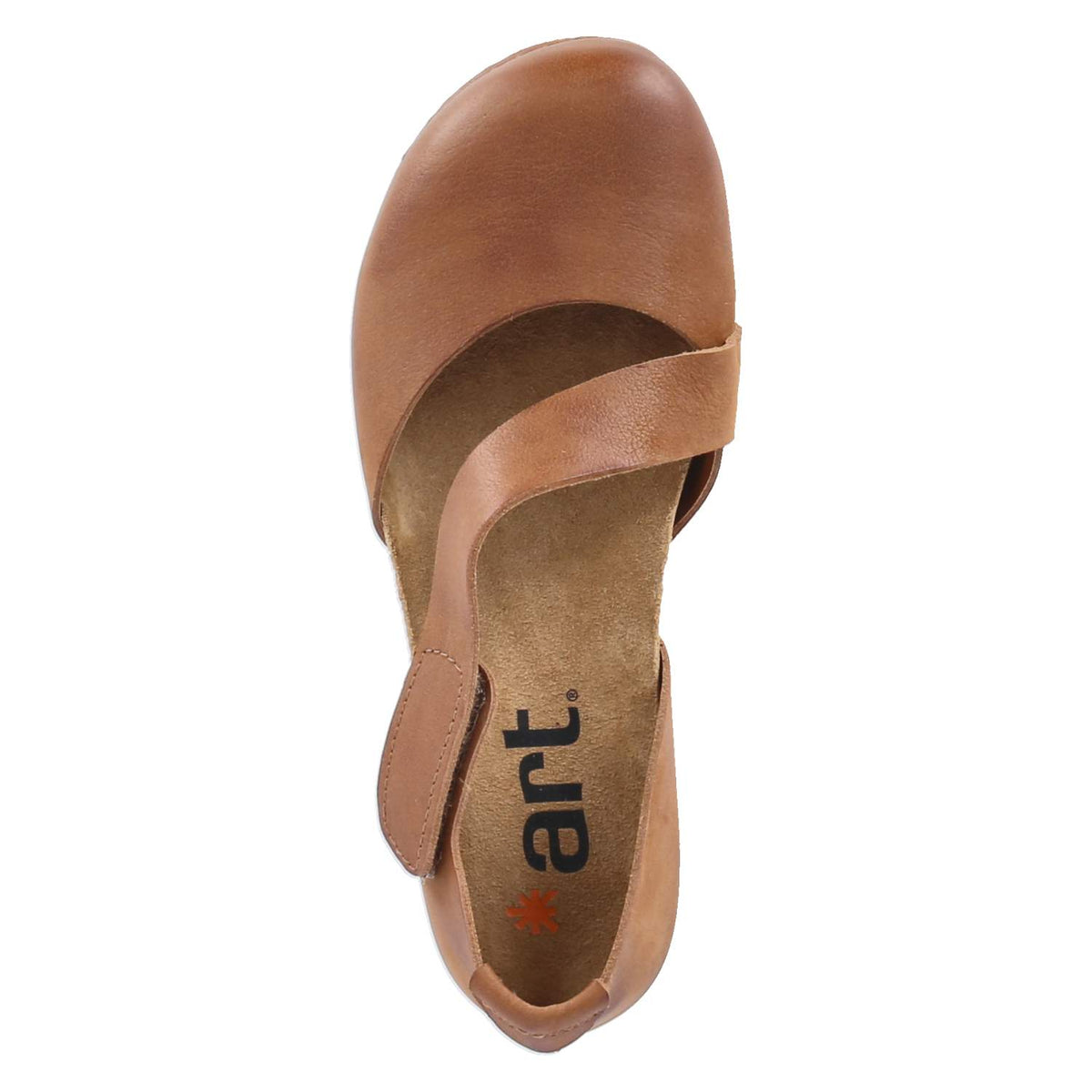 Spangenballerinas CRETA Braun