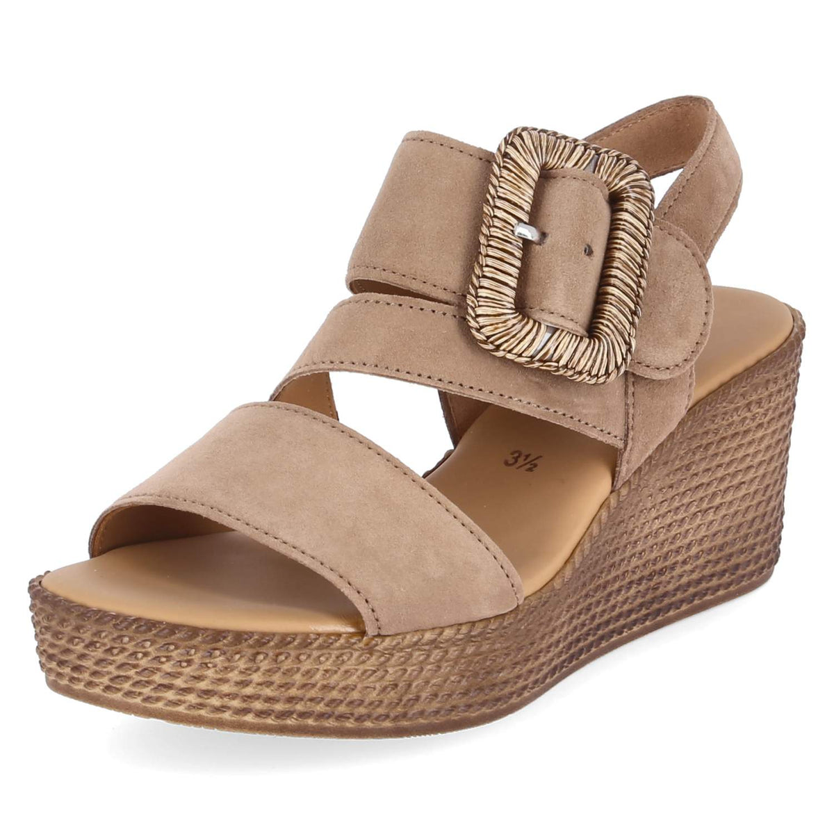 Espadrille-Sandaletten Braun