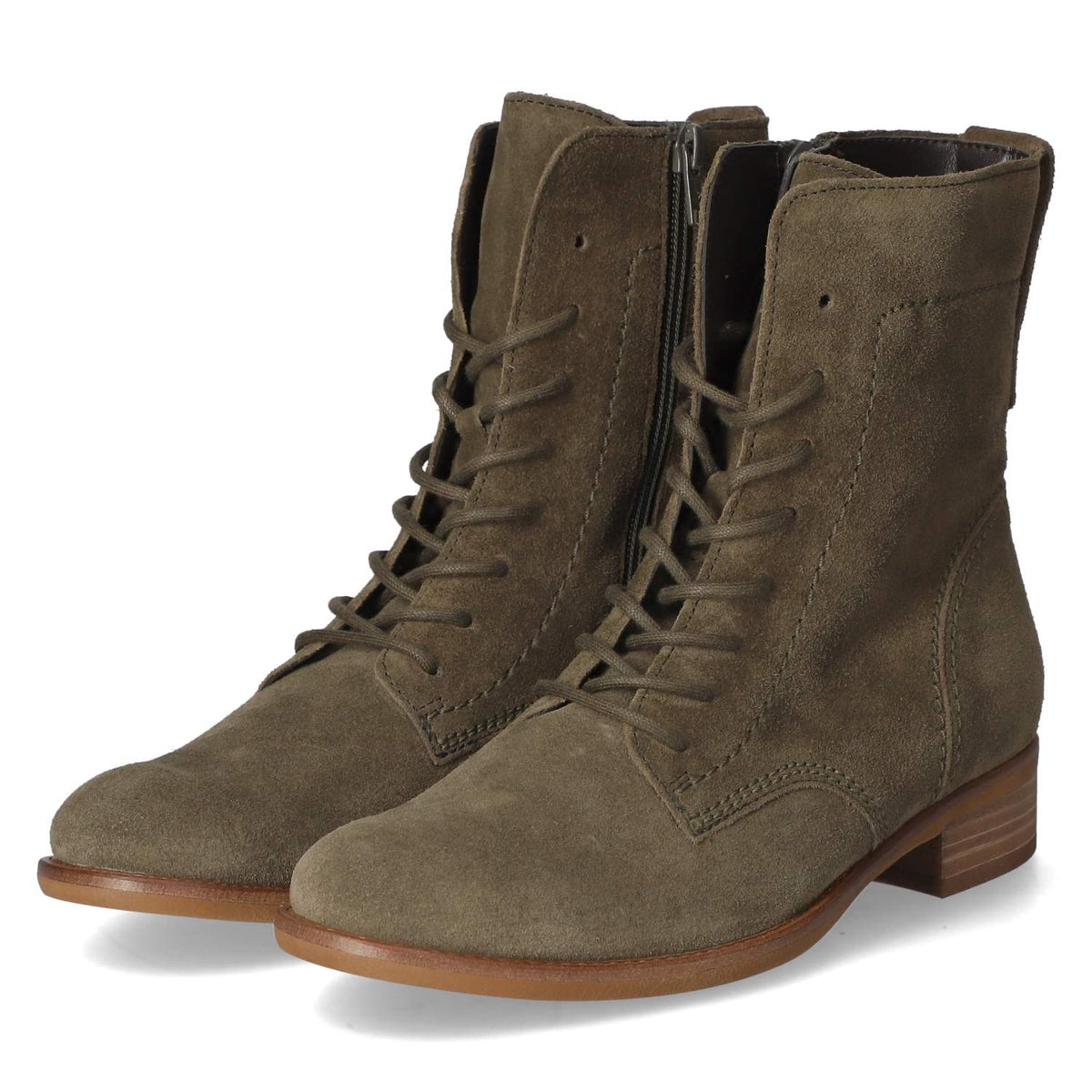 Schnürstiefeletten Grün