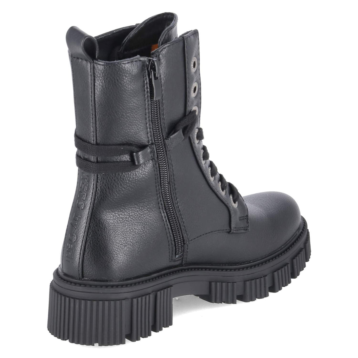 Schnürboots Schwarz