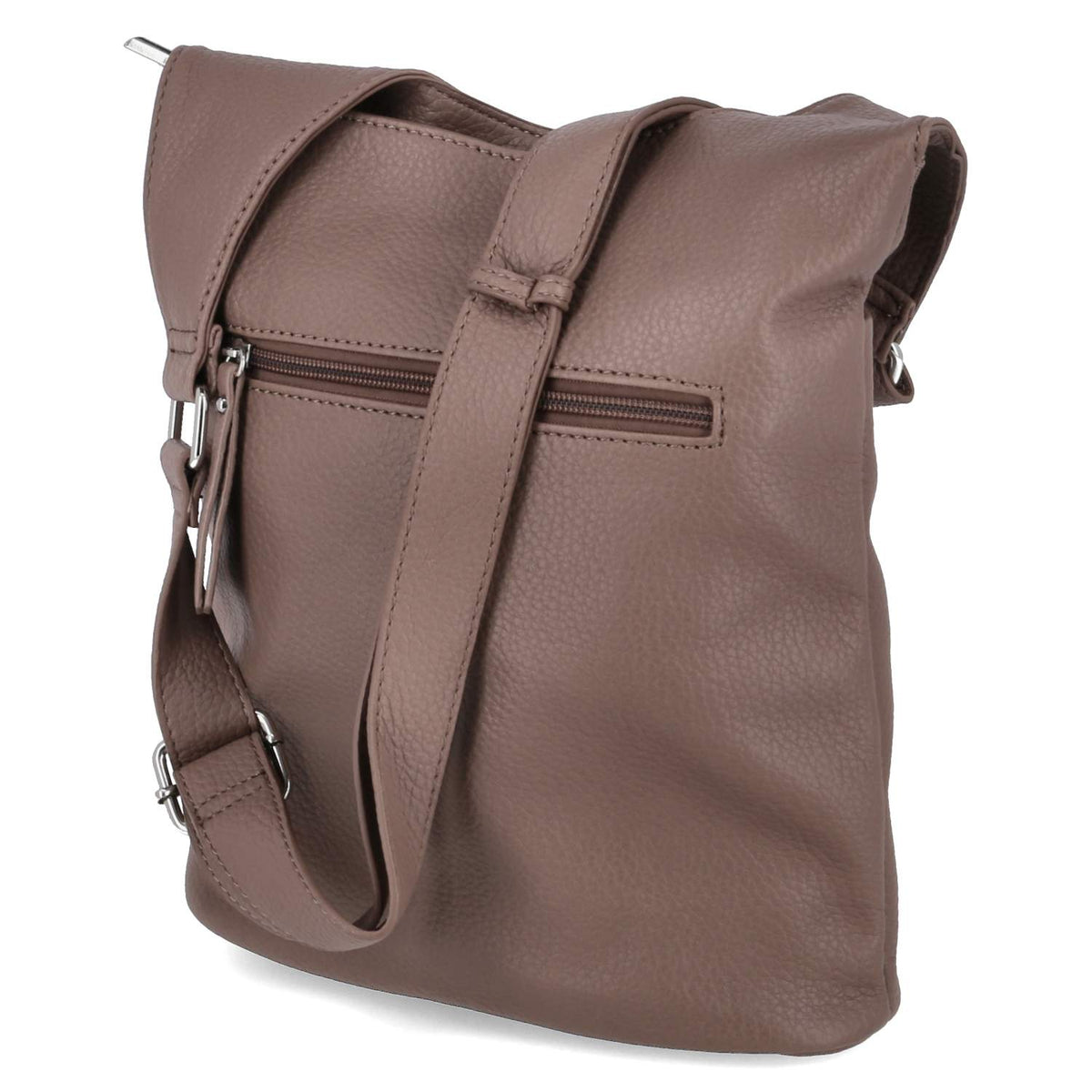 Schultertasche Taupe