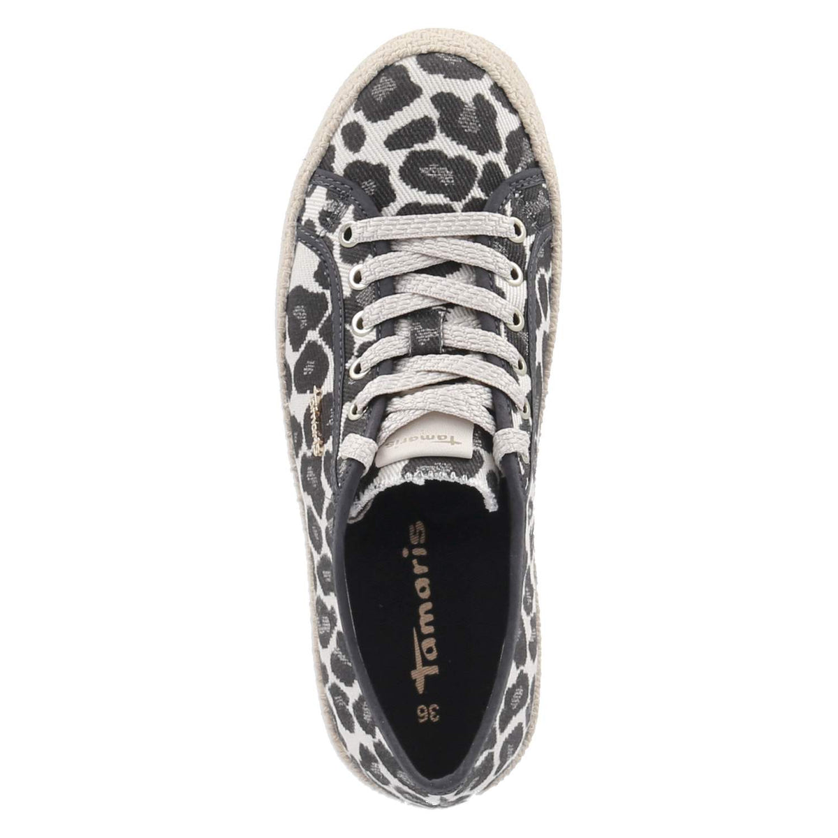 Leinen-Sneaker Braun