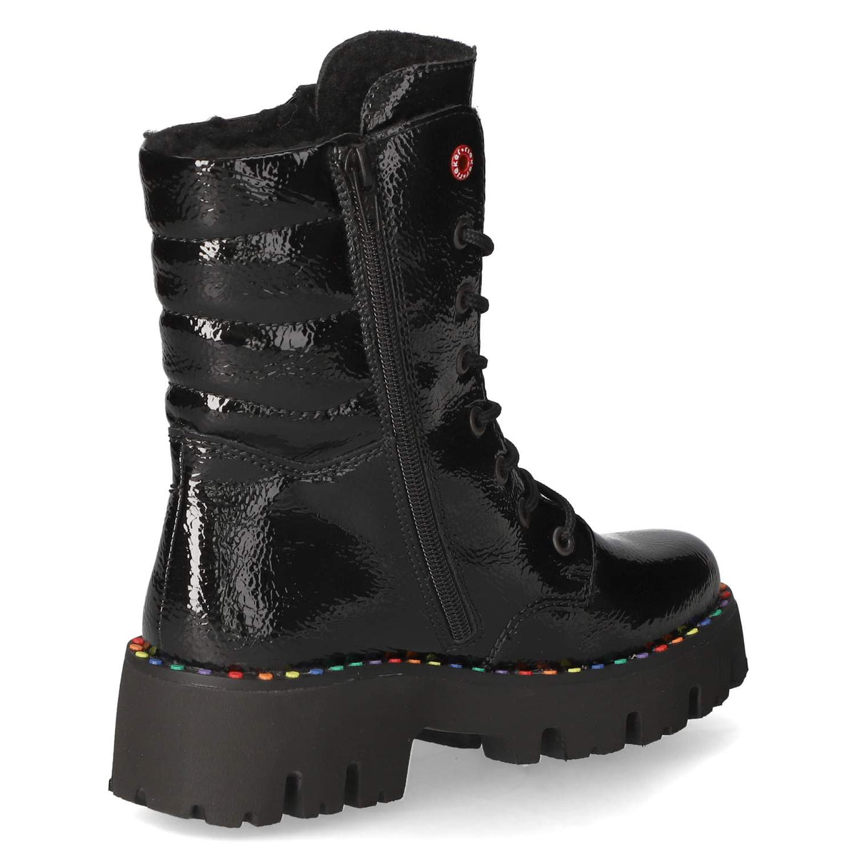 Schnürstiefeletten Schwarz