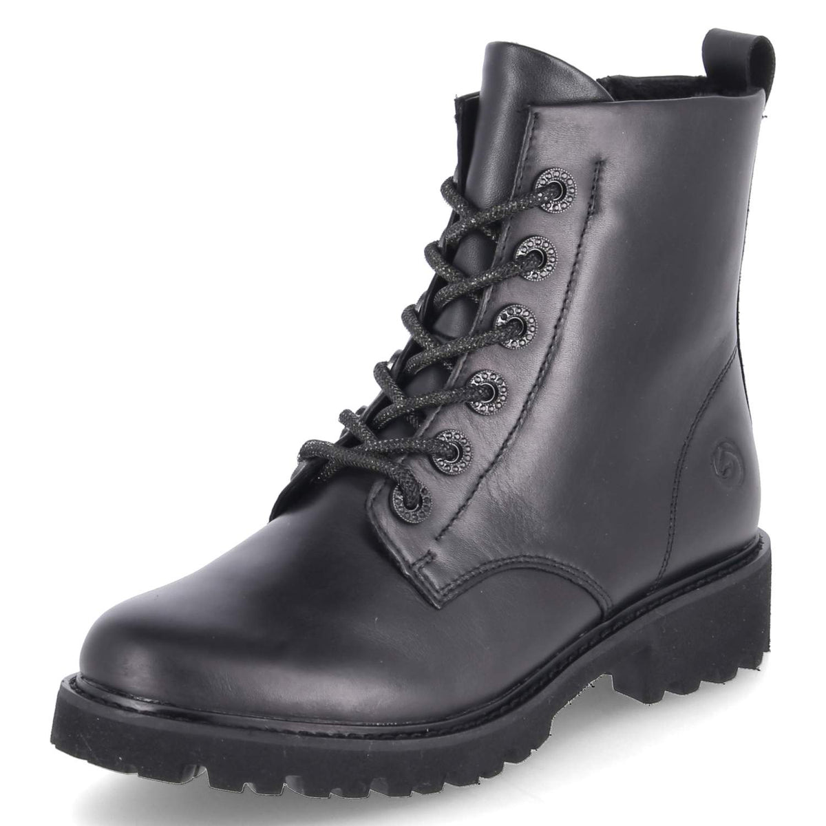 Schnürboots Schwarz