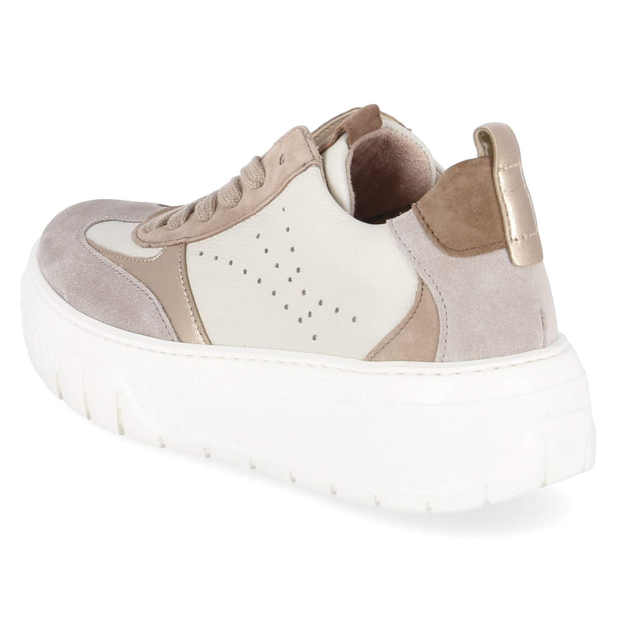 Plateau-Sneaker Beige