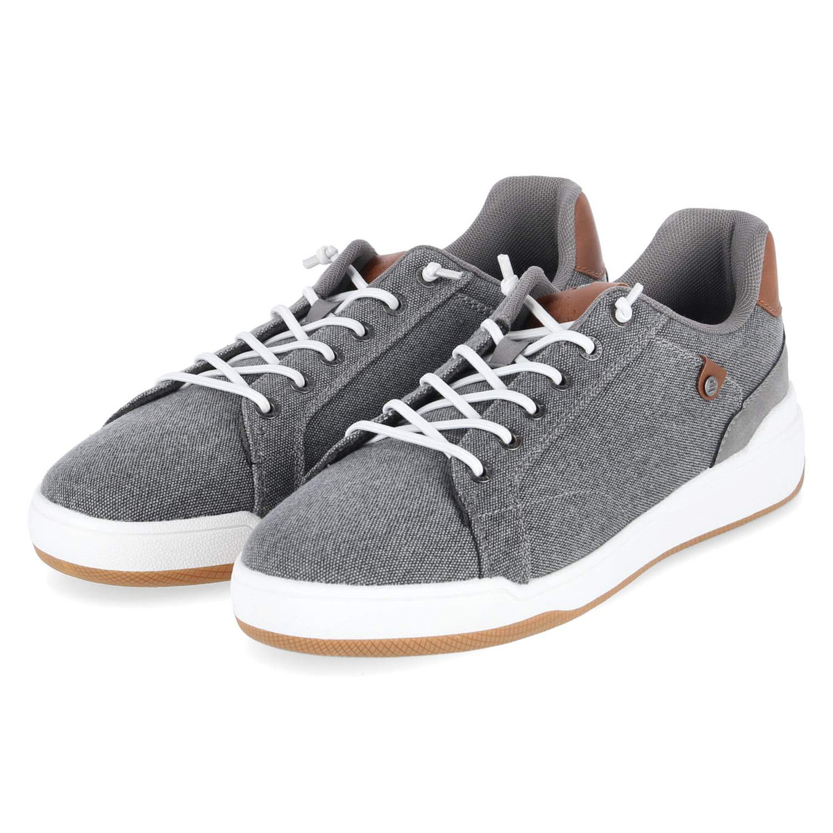Halbschuhe Grau