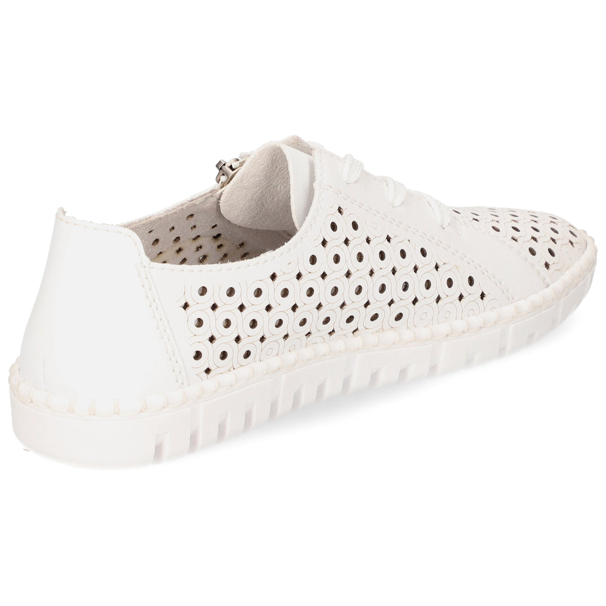 Halbschuhe Weiß