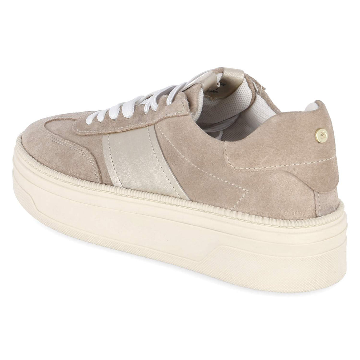 Plateau-Sneaker Beige