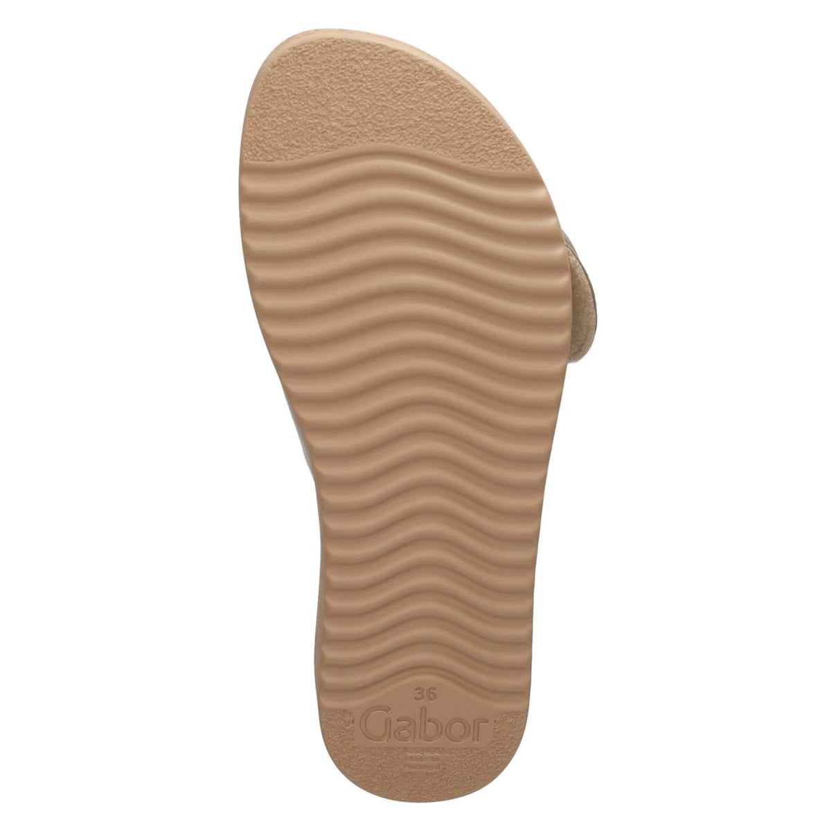 Pantoletten Gold