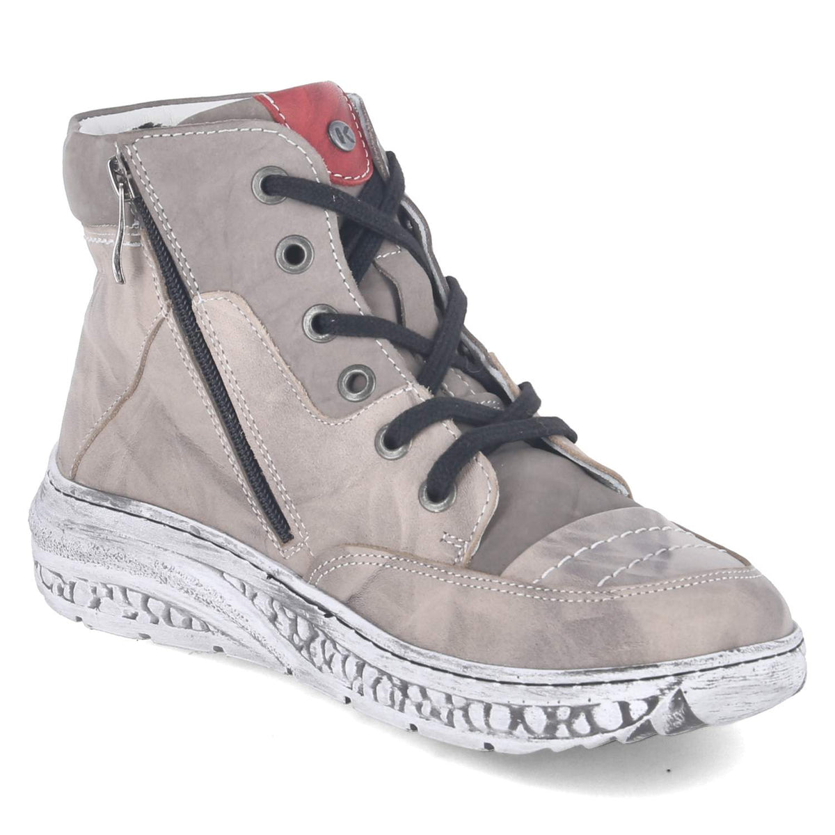 Schnürstiefel Grau