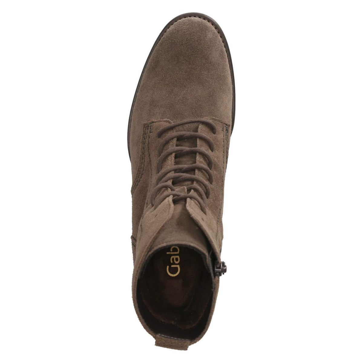 Schnürstiefeletten Braun
