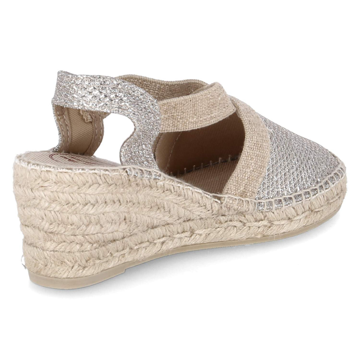 Espadrille-Sandaletten TRITON Silber
