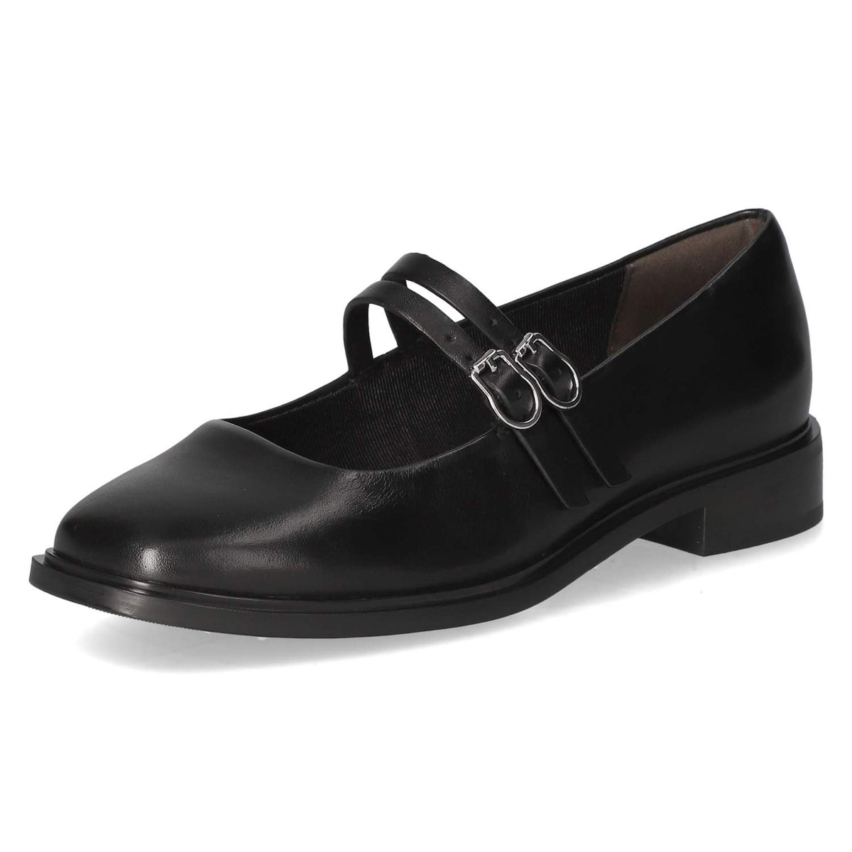 Spangenballerinas Schwarz
