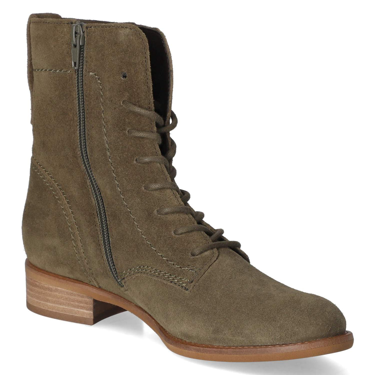 Schnürstiefeletten Grün