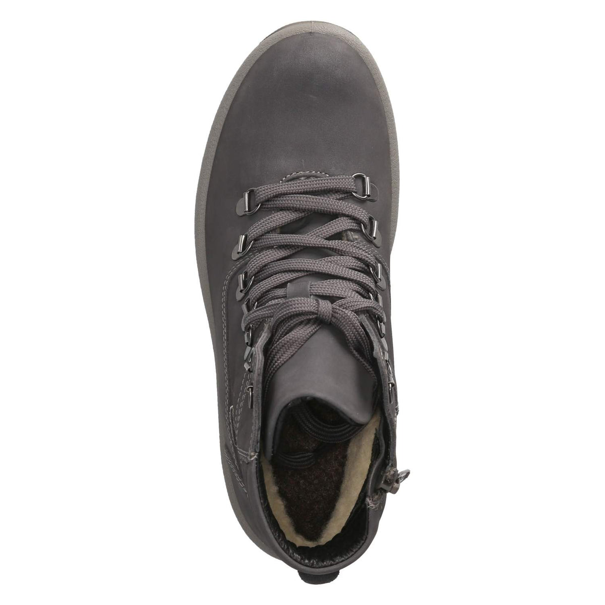 Schnürstiefeletten Grau