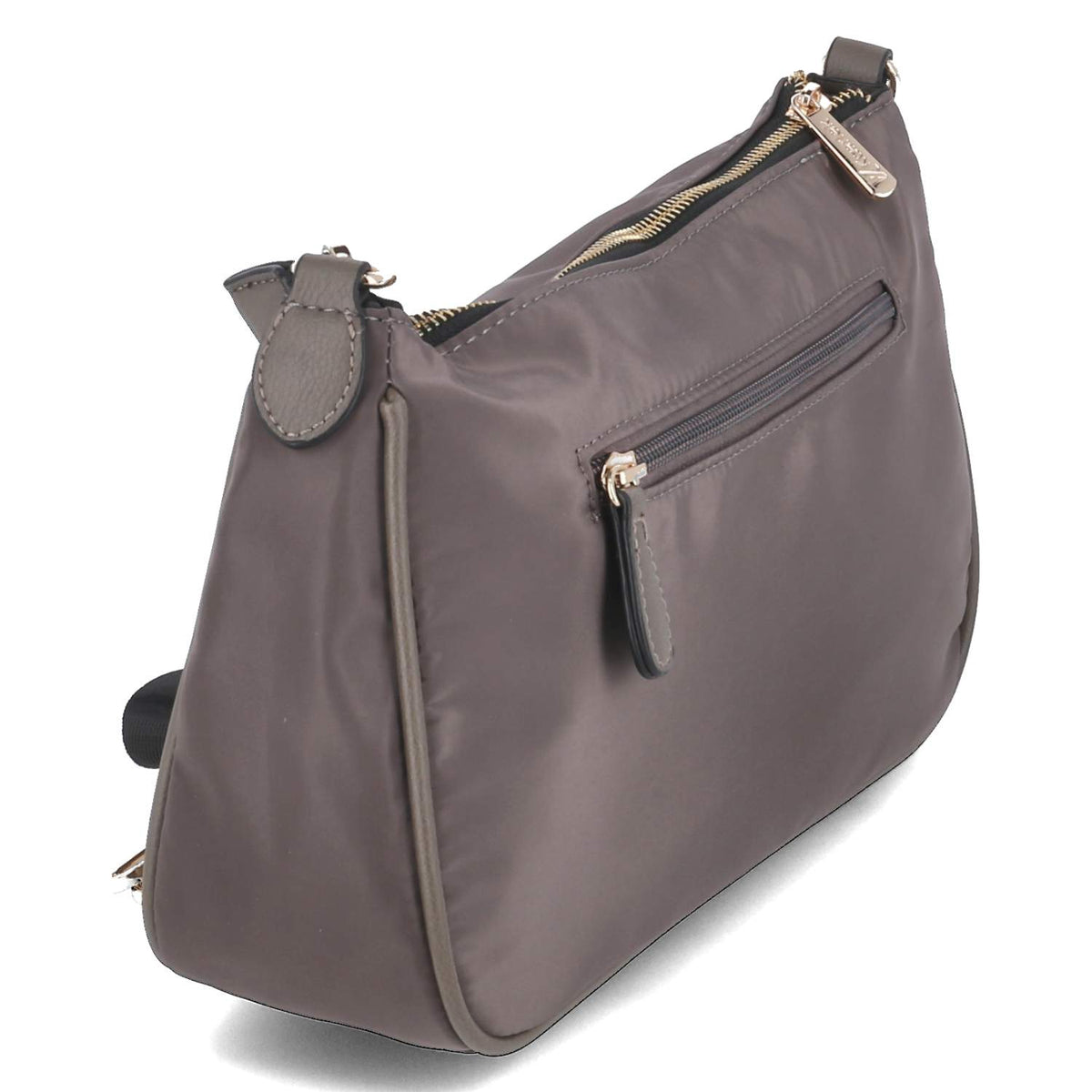 Schultertasche Taupe