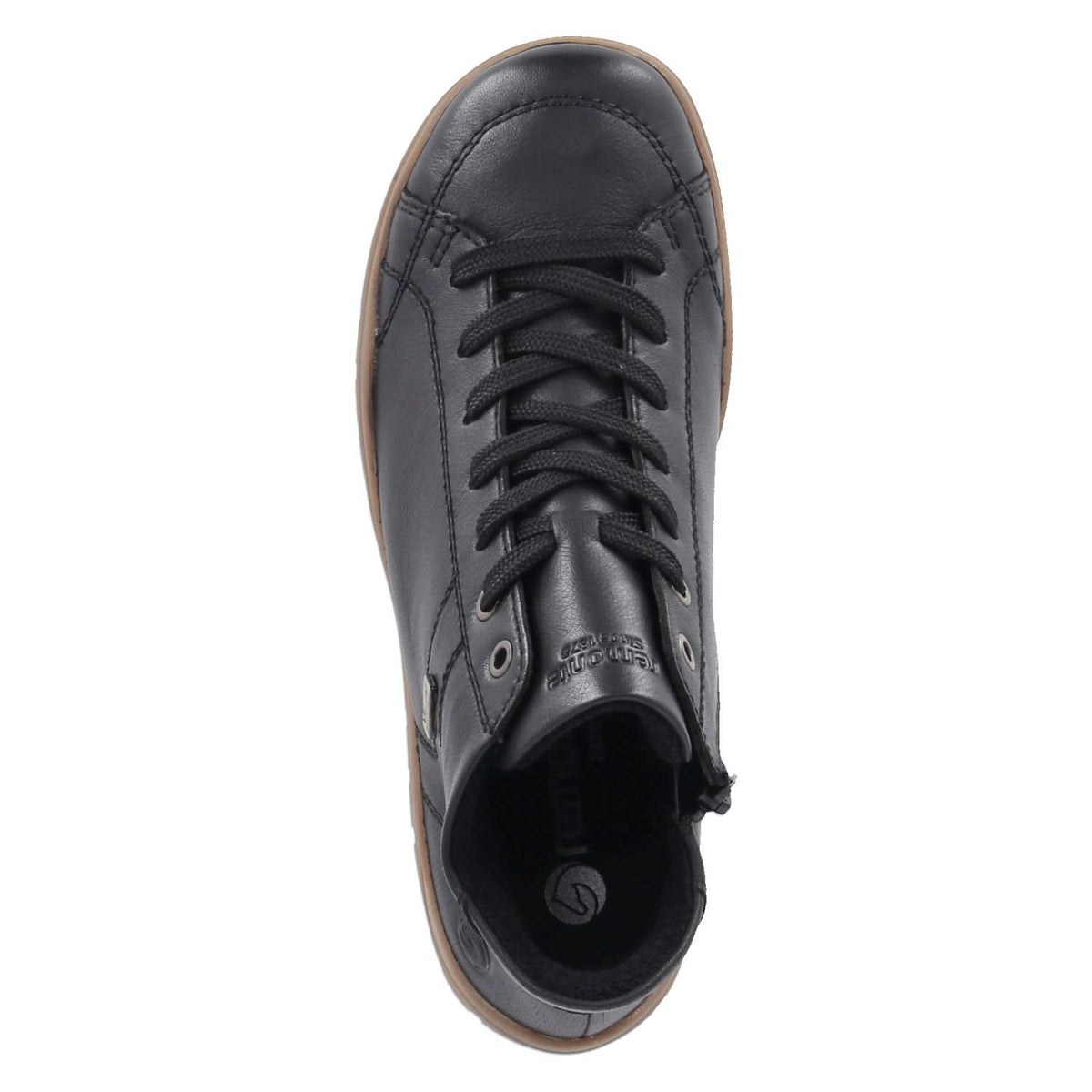 Schnürstiefeletten Schwarz
