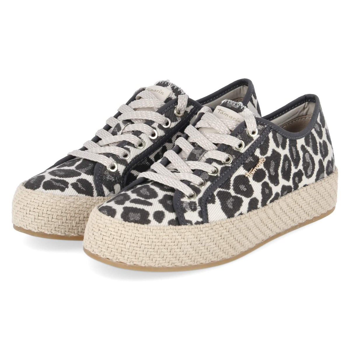 Leinen-Sneaker Braun