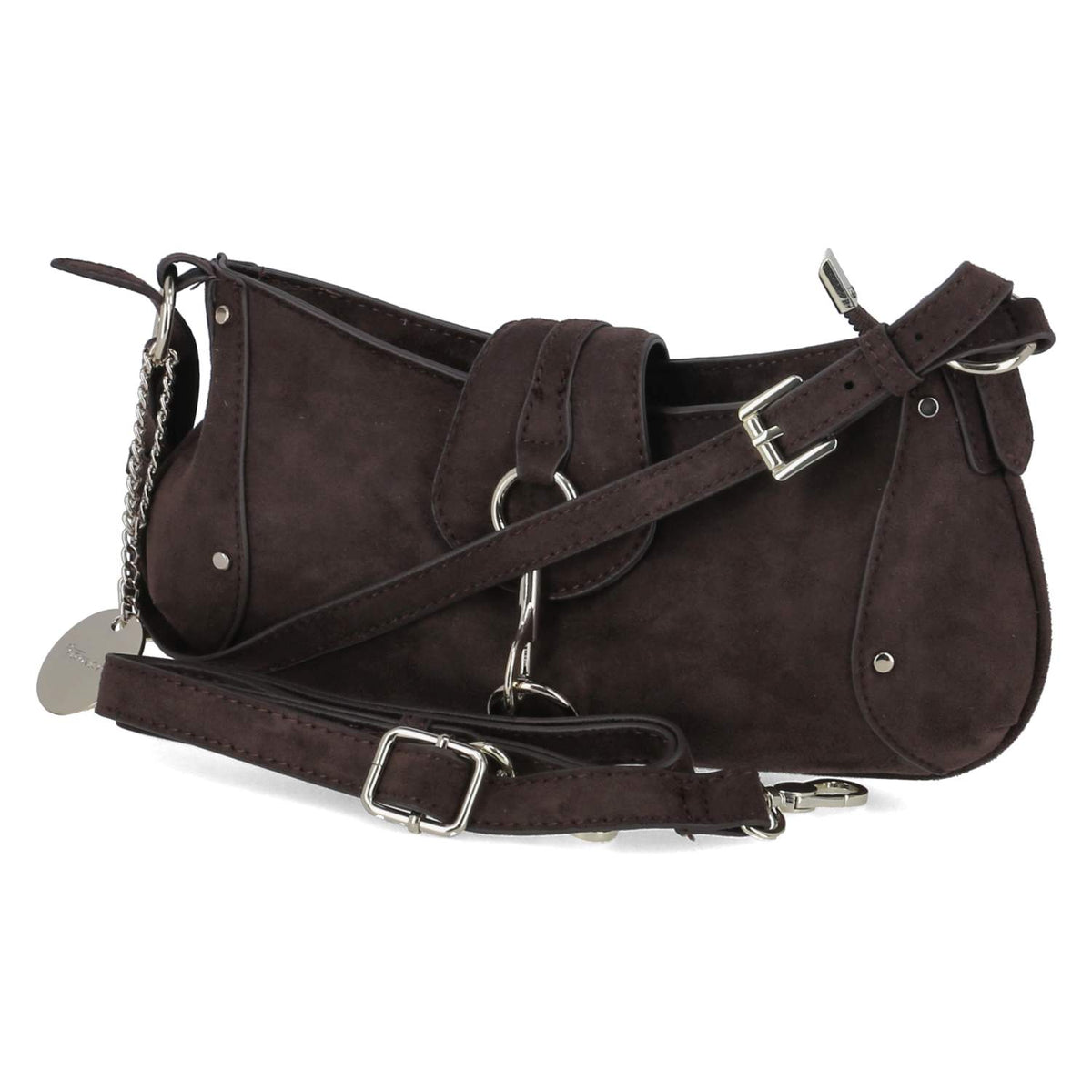 Schultertasche MARINA SUEDE Braun