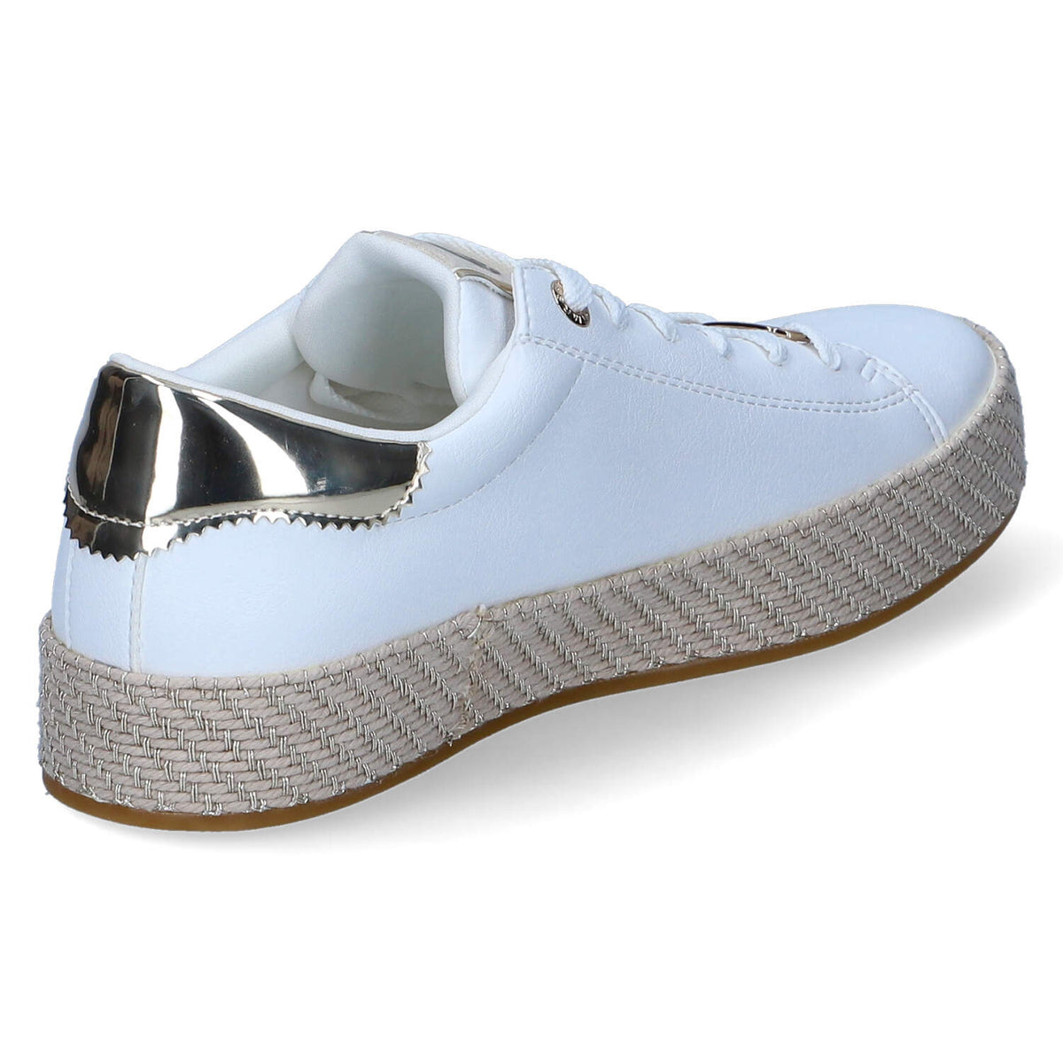 Espadrille-Sneaker Weiß