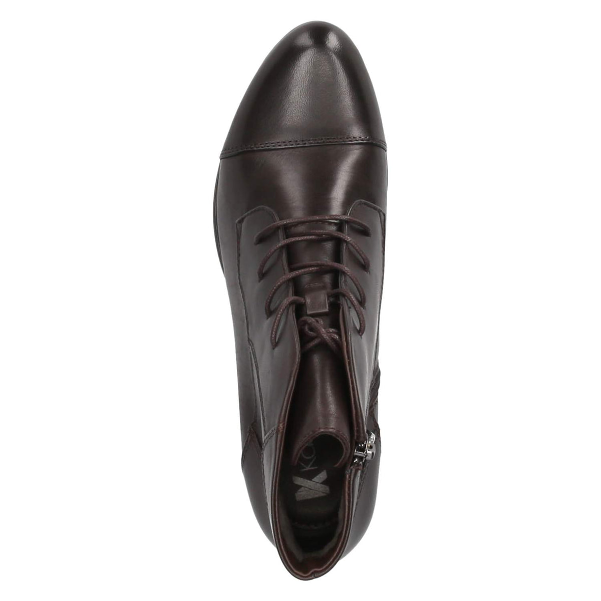 Schnürstiefeletten Braun