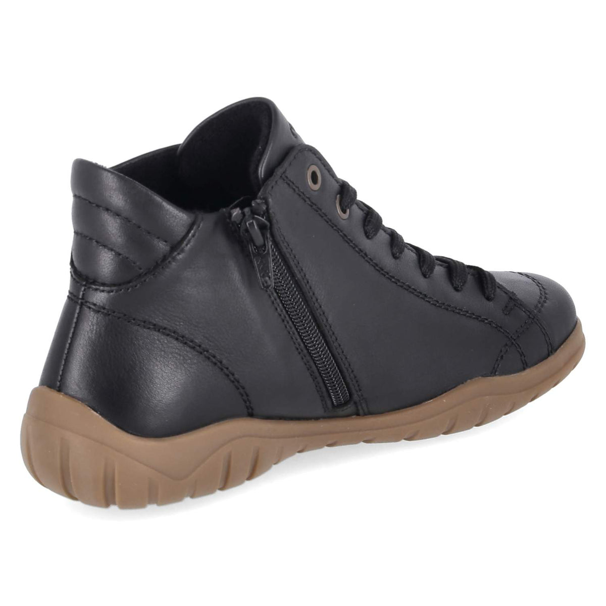 Schnürstiefeletten Schwarz