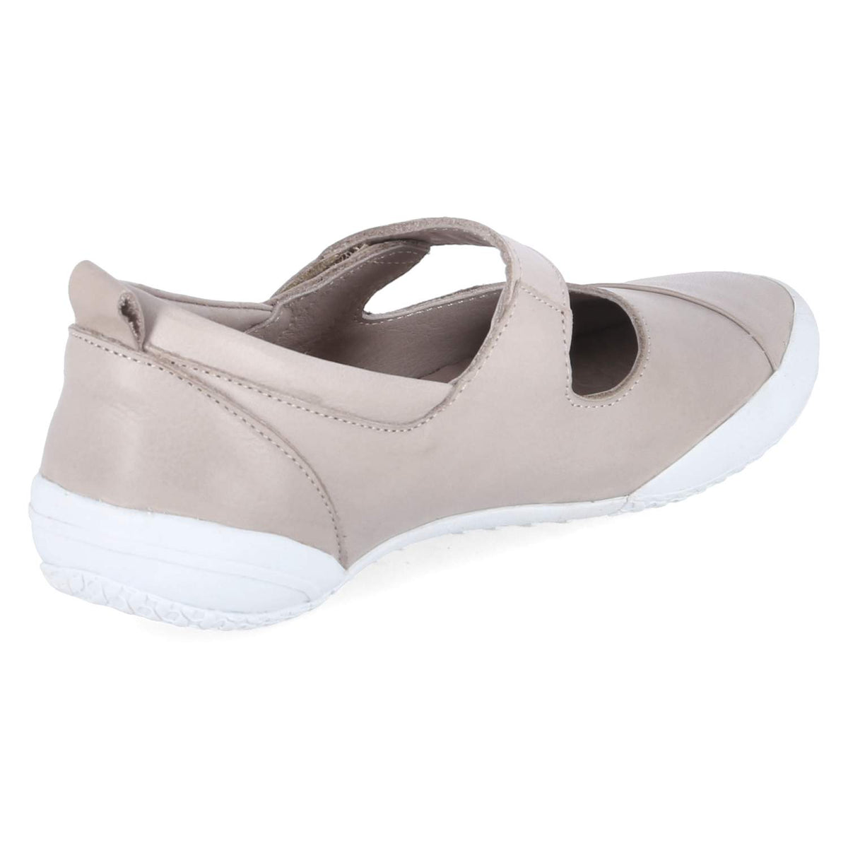 Spangenballerinas Grau