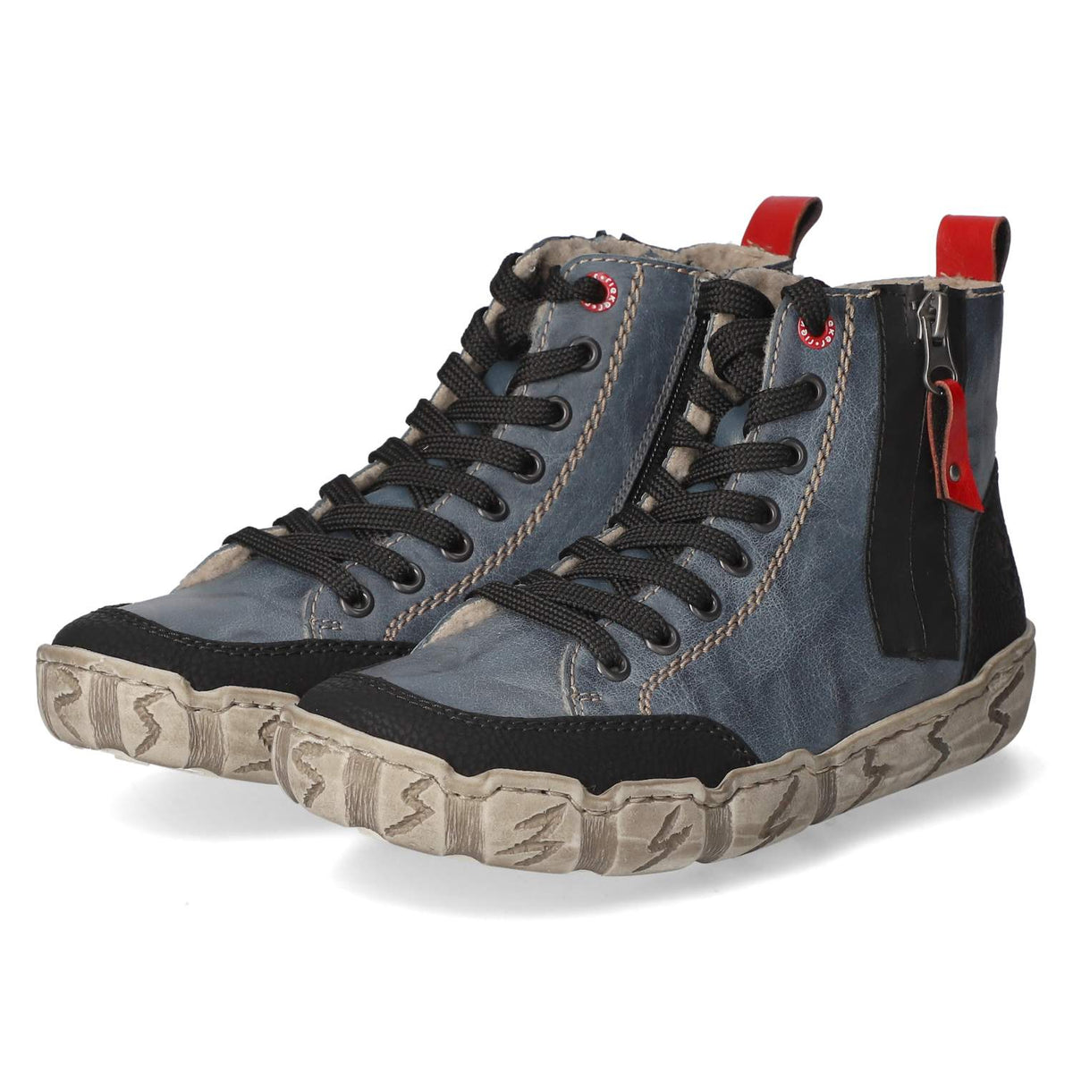 Schnürboots Blau