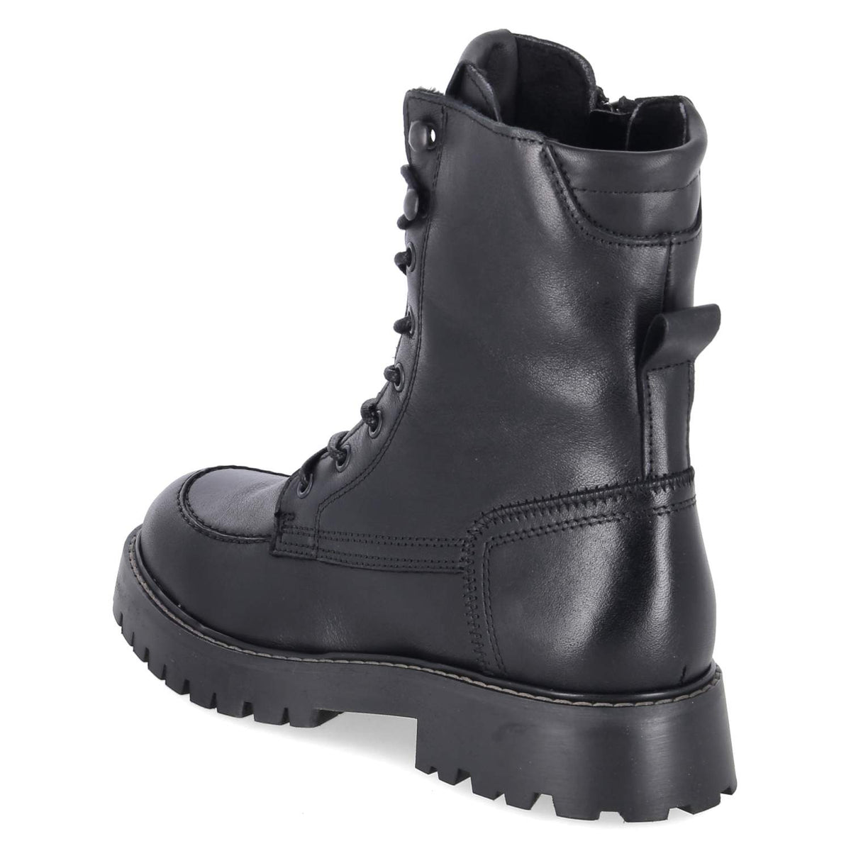 Schnürboots Schwarz
