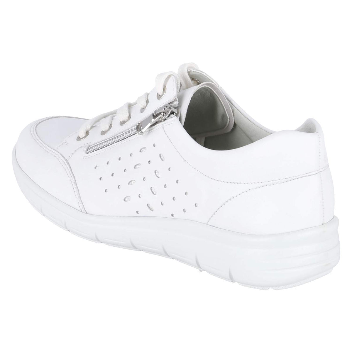 Halbschuhe Weiß