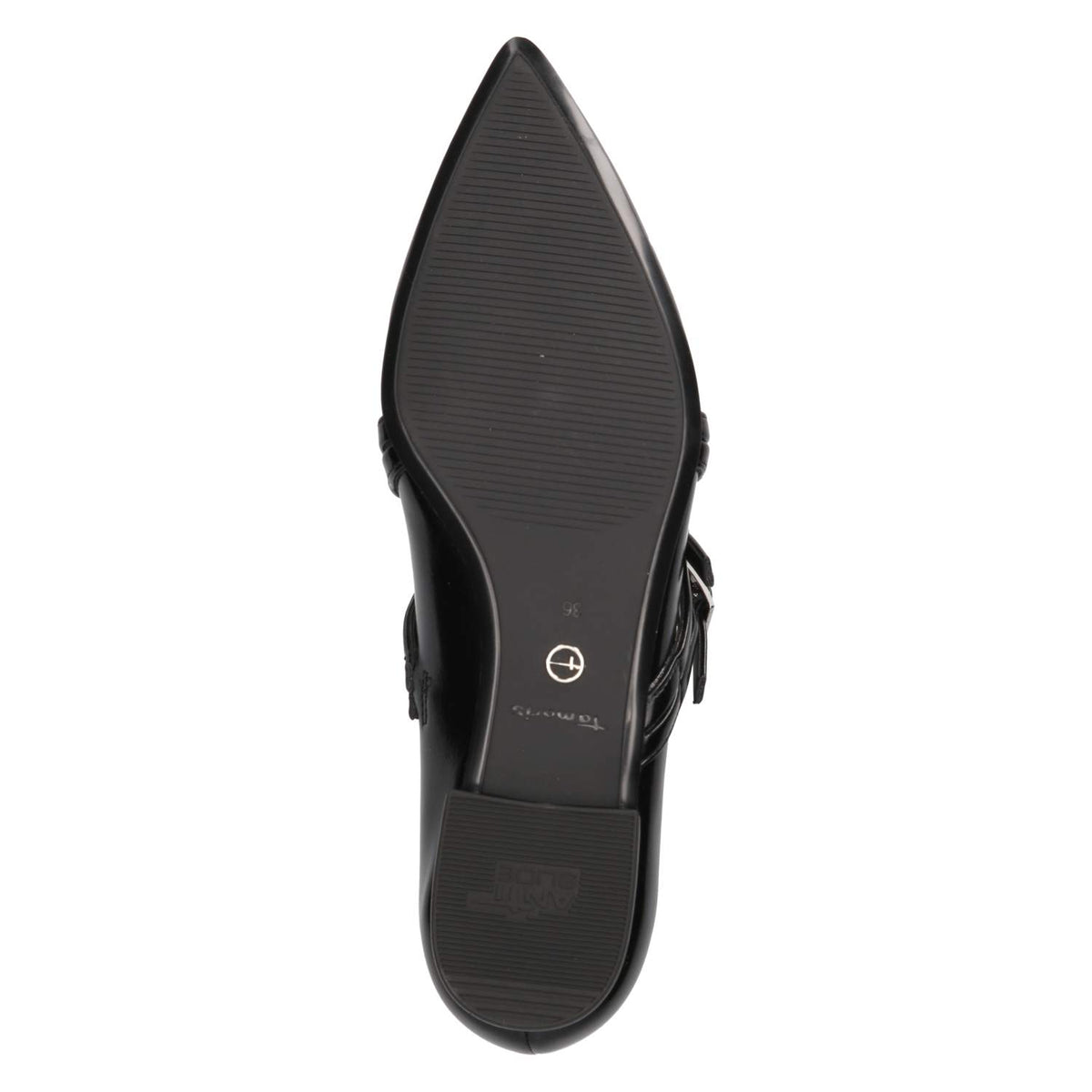 Spangenballerinas Schwarz