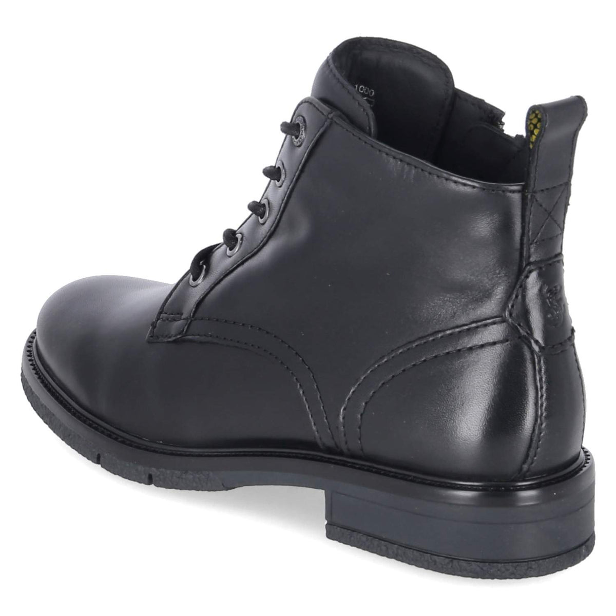 Schnüstiefeletten Schwarz