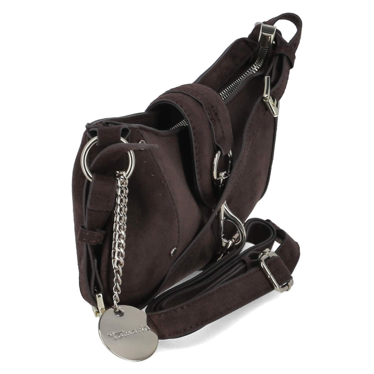 Schultertasche MARINA SUEDE Braun