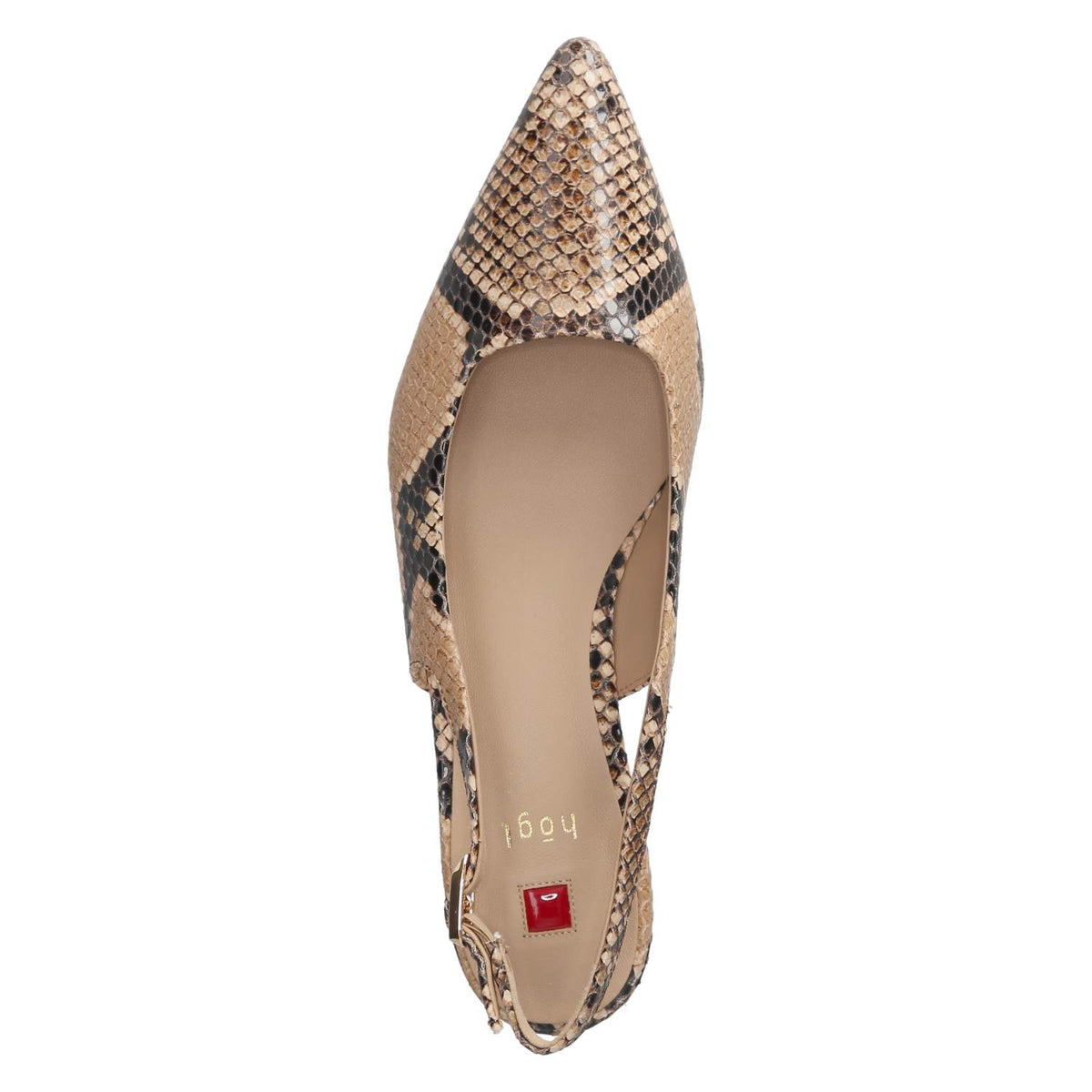 Slingballerinas Beige