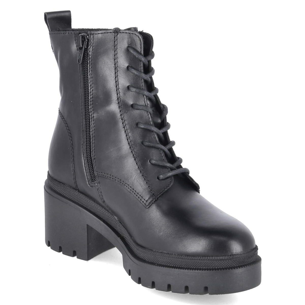 Schnürboots Schwarz