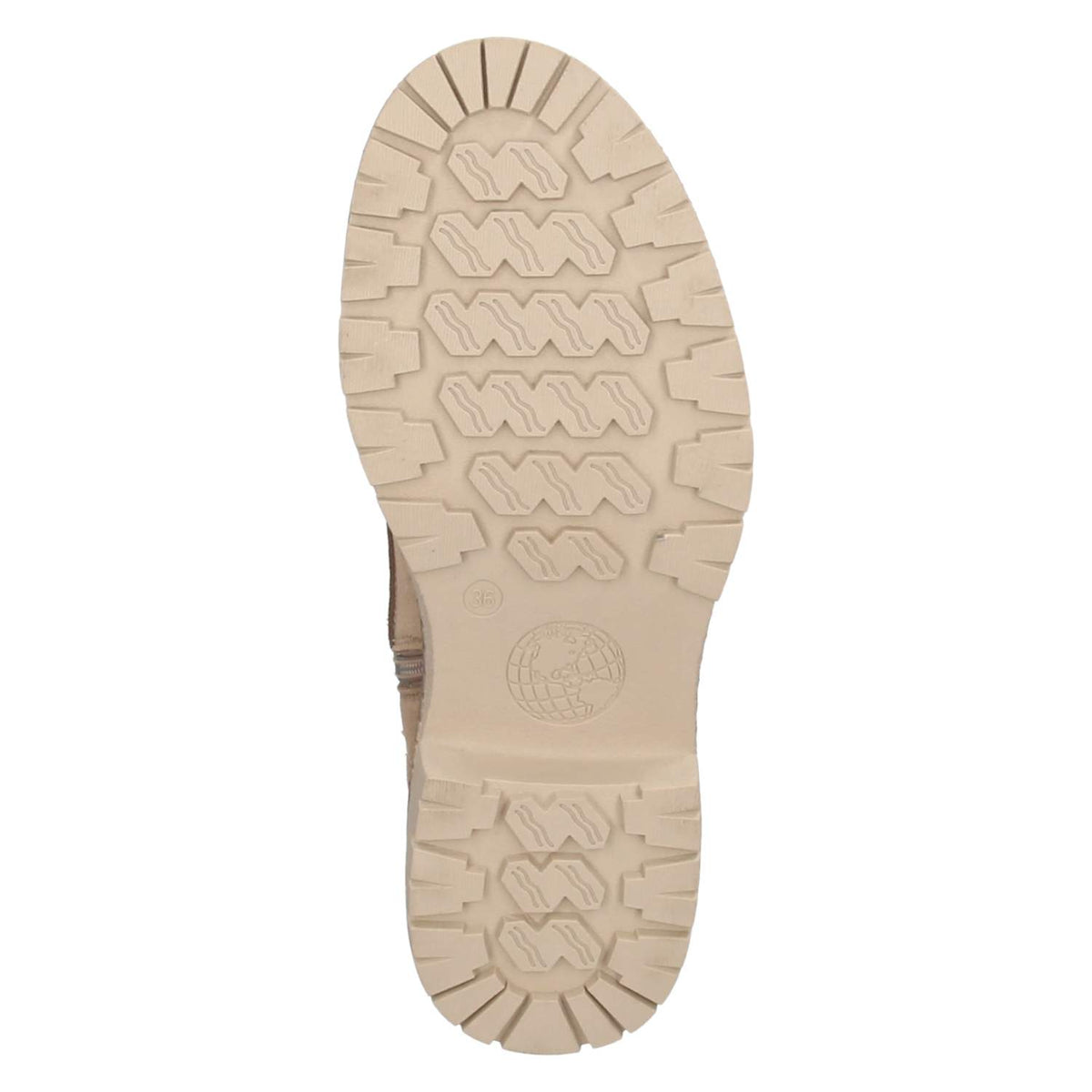 Schnürstiefeletten Taupe