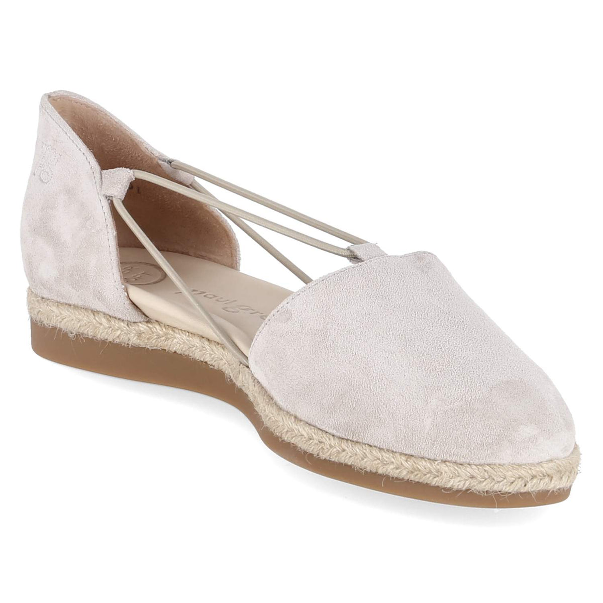 Espadrille-Ballerinas Grau