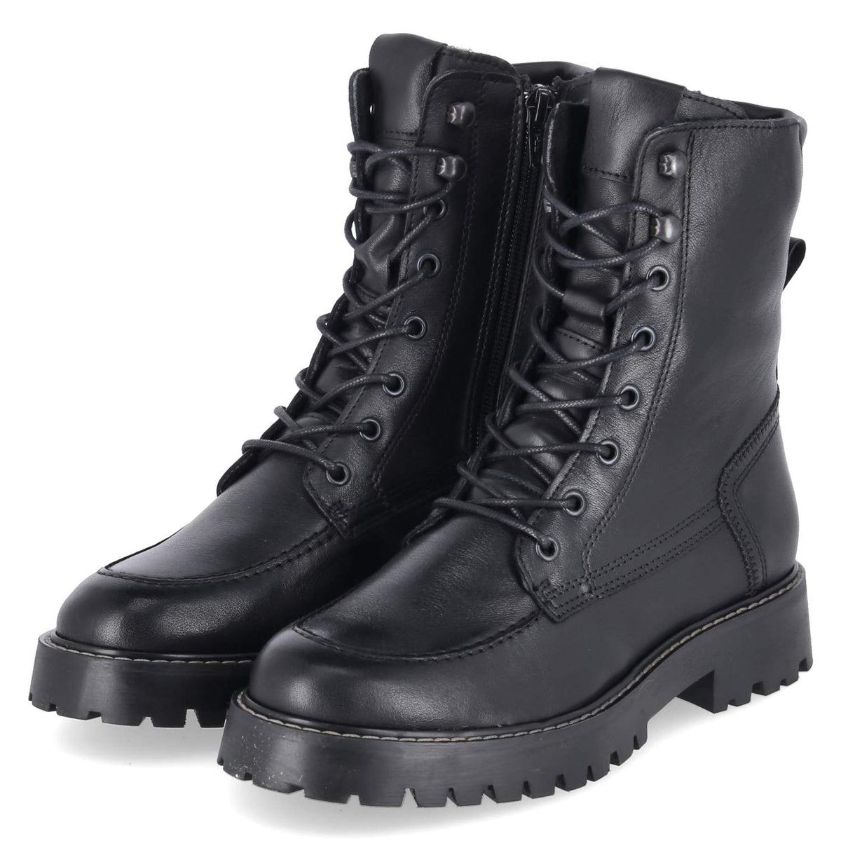 Schnürboots Schwarz