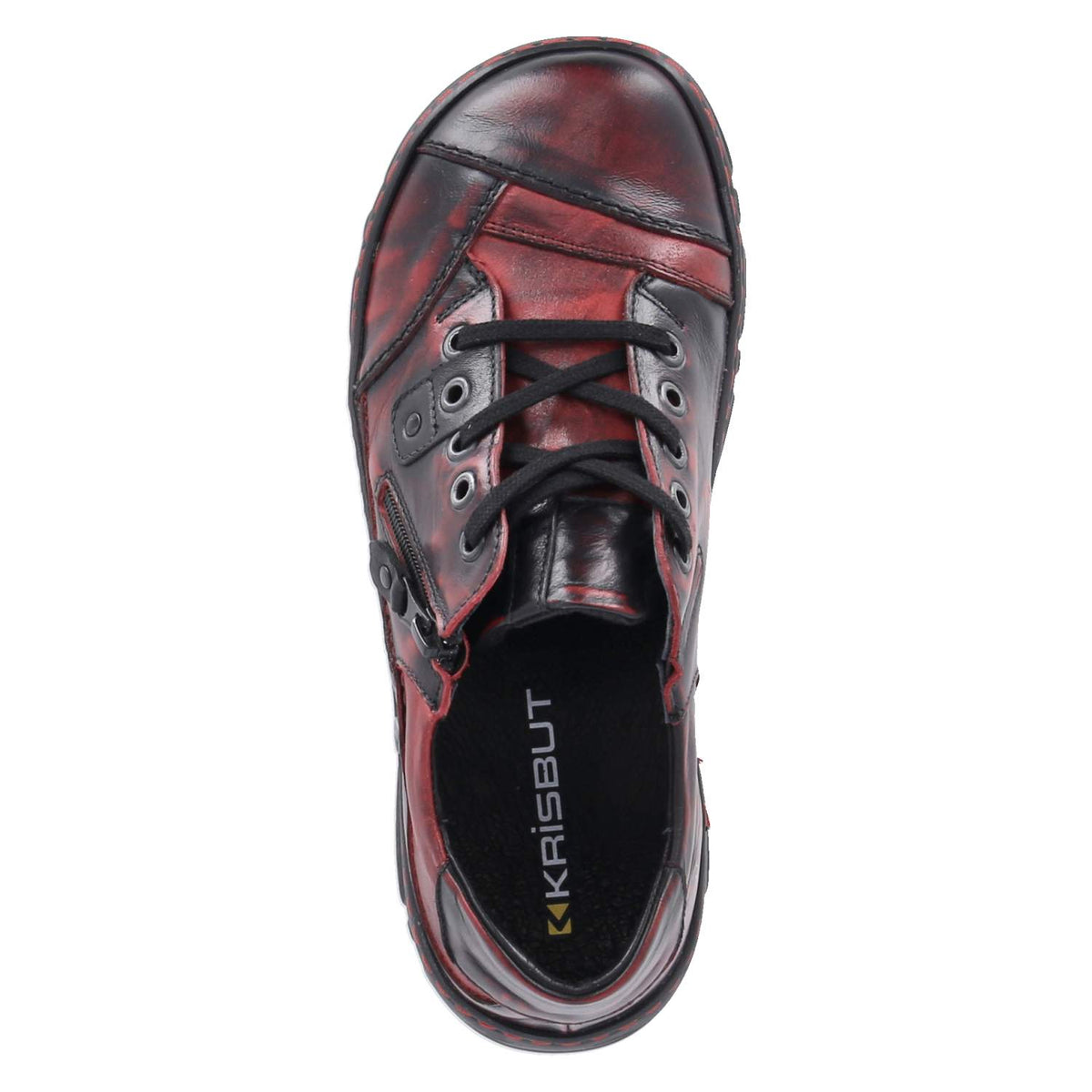 Halbschuhe Rot