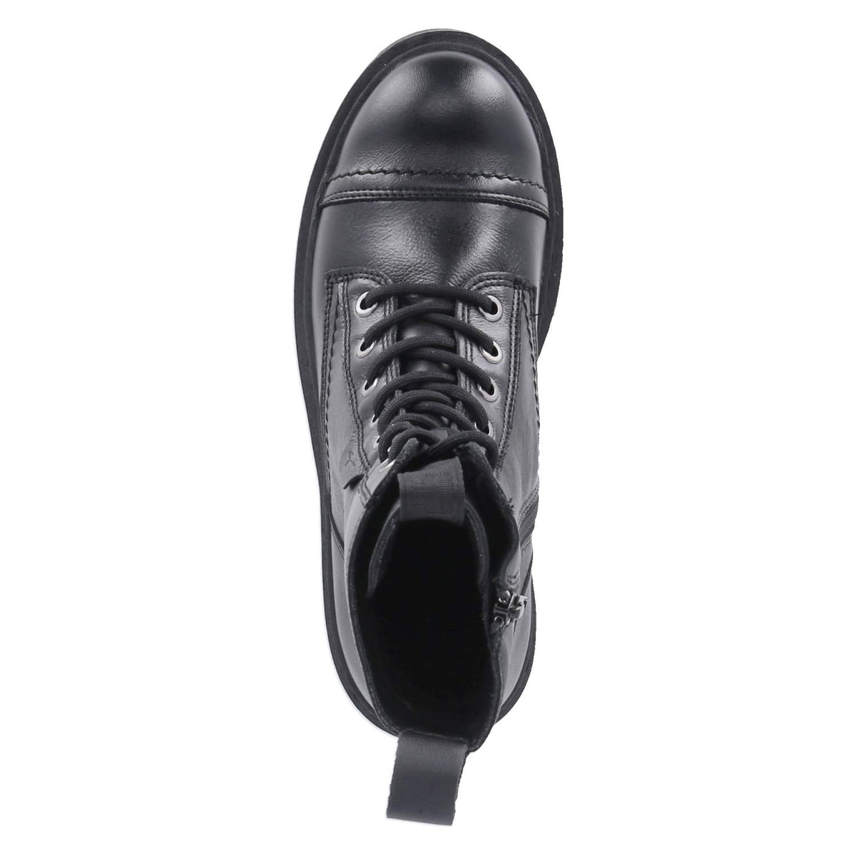 Schnürboots Schwarz