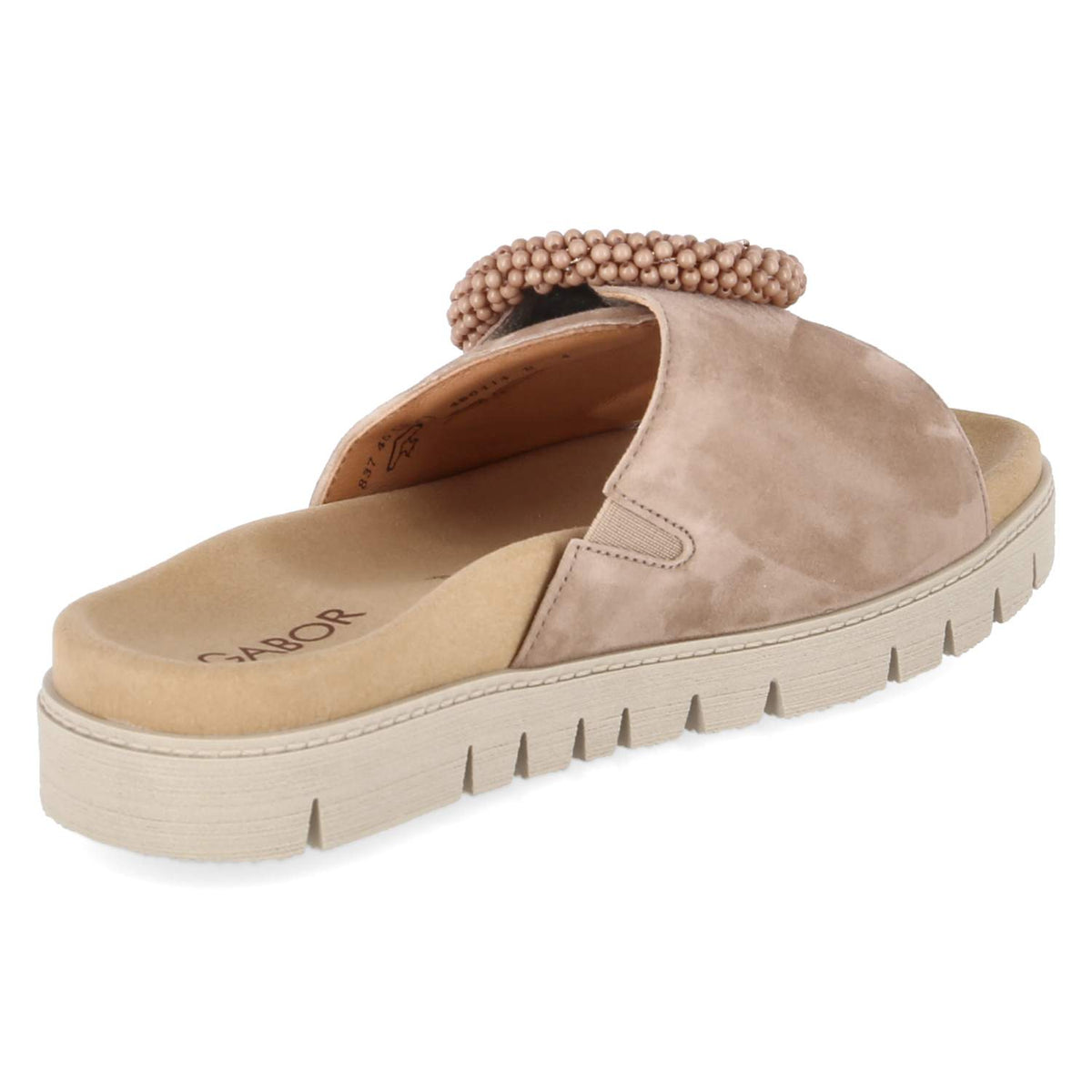 Pantoletten Beige