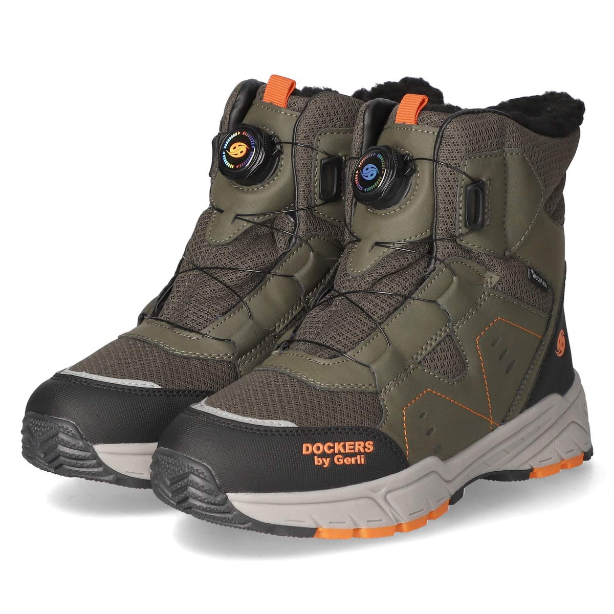 Schnürstiefeletten Grün